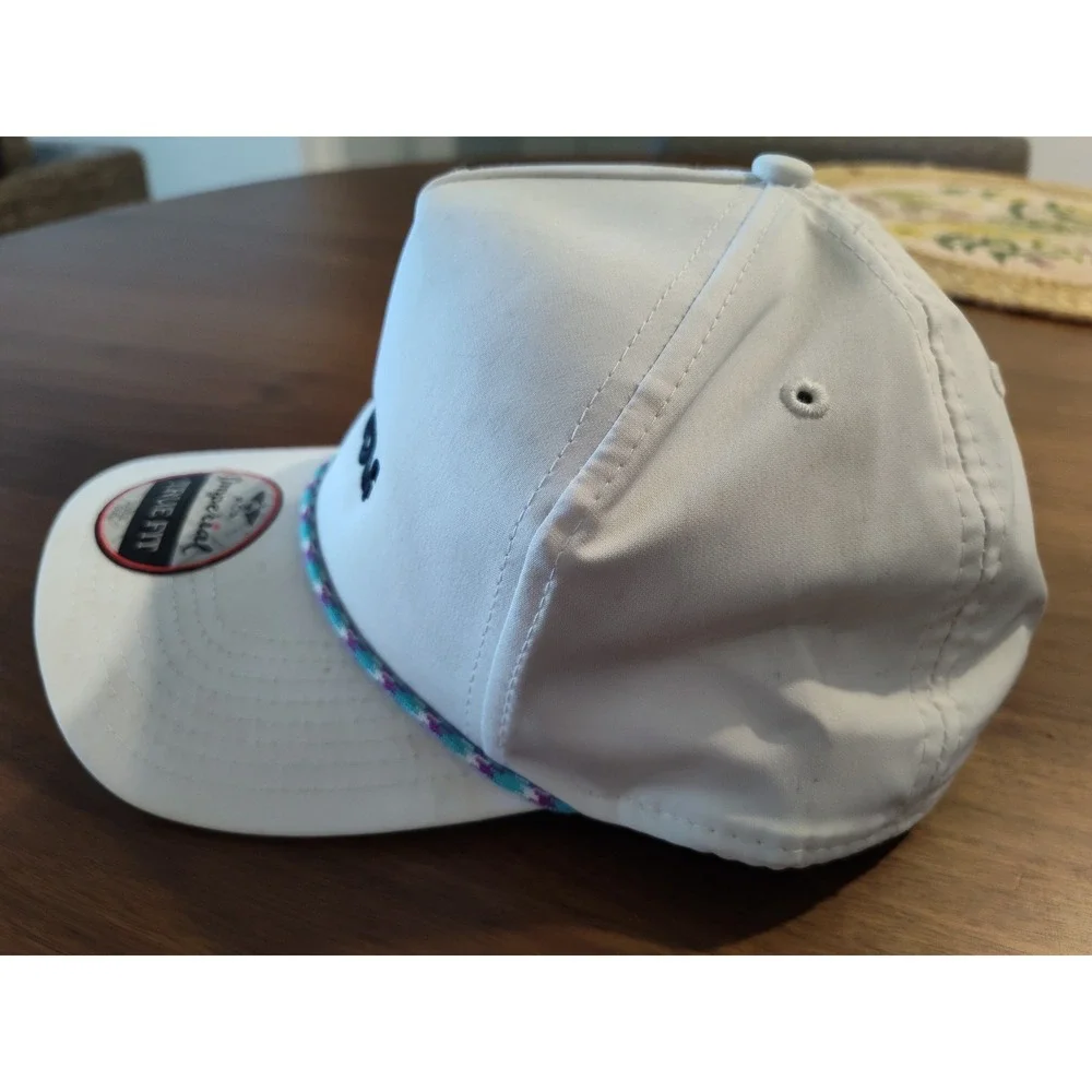 Imperial LIV Golf Rope Hat White Snapback True Fit Performance Cap L80669